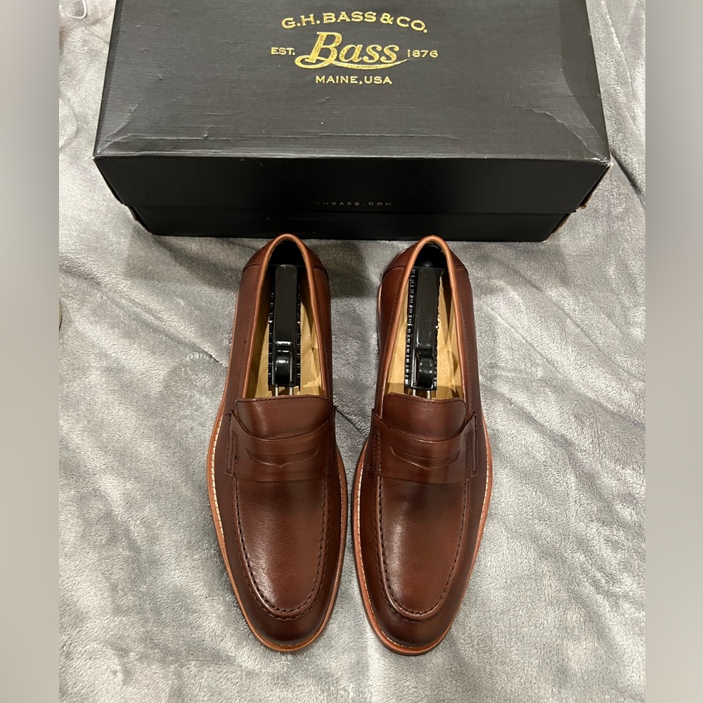 G.H. Bass & Co. Brown Leather Loafers